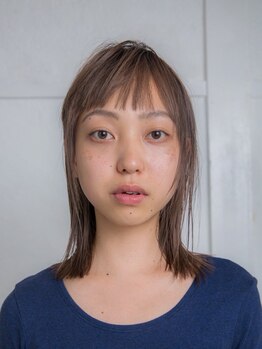 メグリ(meguri)の写真/個性を活かしたデザイン×ナチュラルなダブルカラーでトレンド感のあるスタイルに。パーマとの同時施術OK◎