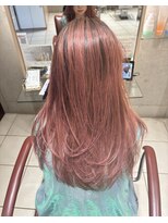 ソトエアンドマーブ 久喜店(SOTOE&marbb)&nbsp;ピンクベージュ/ベージュ/ブリーチ/グラデーション