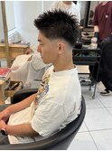 メンズカット ベリーショート メンズサロン スパイキーショート