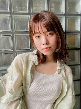 ガーデン 銀座(GARDEN) ミディアムヘア レイヤー 顔まわりカット 前髪カット