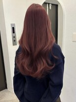 ボタン ハカタ(VOTAN hakata)&nbsp;福岡美容室/ピンクブラウン/ブリーチなしダブルカラー/秋カラー