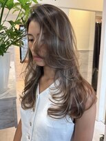 ディモアンド 表参道(Dimo&)&nbsp;ハイライト/黒髪カタログ/クラゲヘアー/オリーブグレー