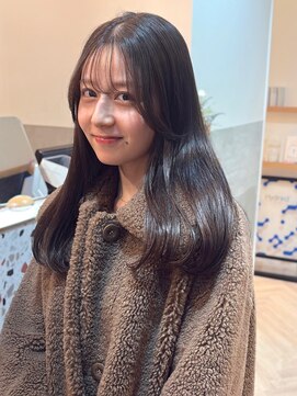 ラフ フロム ガーデン(Laf from GARDEN) 大人ガーリー/似合わせカット/韓国/前髪カット/ダークアッシュ