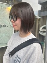 ヘアー ラボ(hair labo) 【hair labo.】切りっぱなしシアーボブ