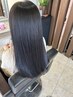 【美髪・矯正】カット+酸性ストレートパーマ→¥22000