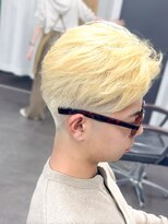 シープドッグ(SHEEP DOG)&nbsp;メンズカット　ハイトーン　抜きっぱなしブリーチ　七隈駅　福大