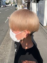 ルースト 南堀江店(ROOST)&nbsp;刈り上げセンターパート/波巻きツイストスパイラル/南堀江