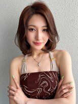 アリーシャ バイ アルティナ(Alisha by artina)&nbsp;フレンチバング/結べる長さのボブ/ミルクベージュ大人A83