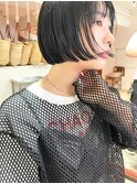表参道レイヤーボブ髪質改善切りっぱなしボブショートカット渋谷