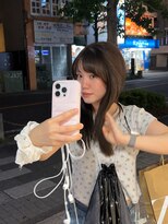 アッシュ 鶴見店(Ash)&nbsp;オリーブカラー×シャギーレイヤーカット