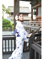 オーバーキャプテンネイキッド(OVER CAPTAIN NAKED)&nbsp;夏祭り☆浴衣アレンジコレクションvol.18[崩しハーフアップ]