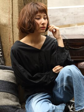 ナオシ トレス 富雄店(nao*c tres) ナチュラルやわらかボブ