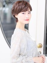 グランド(GRAND)&nbsp;25歳からの【デザインカラー/無造作カール/丸みショート】