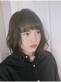 伸ばしかけの方に◎肩上のボブ スタイル☆担当 本田奈穂美