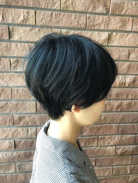 アッシュ 大泉学園店(Ash) 【黒髪おしゃれ】横顔美人ショート[30代]