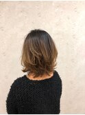 【東中野美容室ブロッサム×グラデーションカラー×外国風ボブ】