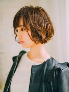 プロデュース 相模原店(Produce) くせ毛風★斜めバング★無造作カール