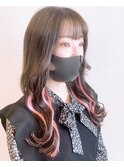 #プルエクステ #インナーカラー
