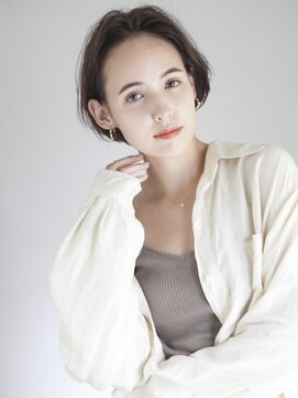 サク 田町芝浦(Sac.) 似合わせカット ショートボブ 透明感カラー