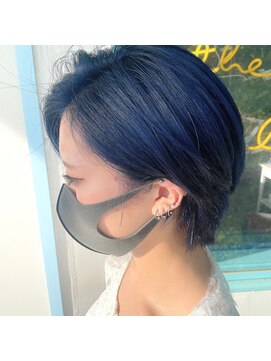 テクライズ 豊橋店(TECHRISE) ☆夏カラー、ブルーカラー、ネイビーブルー、ショートヘア☆