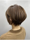 大人の美フォルムショートボブ☆美シルエット30代40代50代ヘア