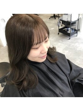 ラフ 難波店(LAFF) #黒髪#ボブルフ#ネビージュ#小顔#ワンレン