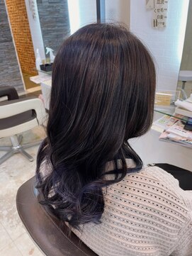 ガーデン アクロスプラザ足利店(garden) インナーカラー/アメジストパープル