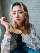 ディバイン ティエドゥール お花茶屋(divine tiedeur)&nbsp;ミディアムレイヤースタイル