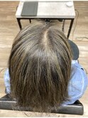 白髪ぼかしハイライト×大人グレージュ(大船/大船駅)