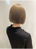 切りっぱなしボブ
