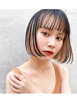 ミィ 浦和(mee) 【mee.】ユウ フェイスフレーミング ブリーチ インナー