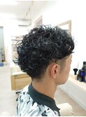 ★men's大人男性ショートミックスパーマ★