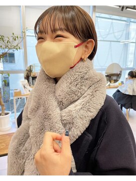 サンド 池袋(sand) 丸みショートボブ☆マスク相性抜群☆