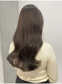 【 YOKE 】ロングレイヤーミントベージュカーキ小顔顔まわり