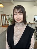 切りっぱなしボブ