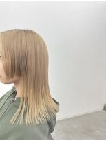 ケプカ(KEPKA)&nbsp;切りっぱなし　ロブ　ハイトーン　ミルクティー