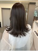 ミルクティーベージュダブルカラーインナーカラーケアブリーチ