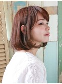 韓国風フェミニンボブ