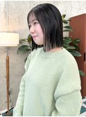 切りっぱなしボブ×艶髪Y-6