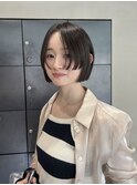 コンパクトボブデザインカットデザインボブ顔まわりカット/今枝