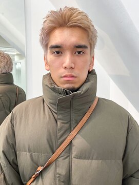 アルバム 渋谷パルコ(ALBUM) 短髪ツーブロックマッシュグレージュカラー_ba502391