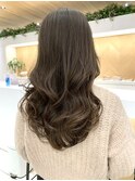 コテ巻き風デジタルパーマ　　ロングスタイル20代30代40代
