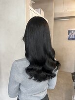 アジールヘア 東上野店(agir hair)&nbsp;韓国風暗髪ダークグレーカラーブルーブラック【上野】