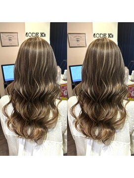 アンドバイモードケイズ (and by MODE K's) 【サロンスタイル】外国人風ナチュラルコントラストハイライト