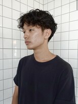 スタニング 渋谷(STUNNING.) スパイラルパーマ/センターパート/メンズカット/クリープパーマ