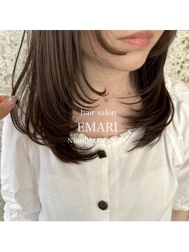 エマリ ニシカマクラ(EMARI) 姫カットレイヤー　ウルフレイヤー　韓国スタイル