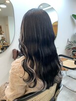 ドットハリス(.Hallis) 前髪カット/透明感カラー/エクステ長さ出し