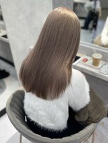 ジーナ 名駅(XENA.) 《karen》ミルクティー/ベージュ/艶カラー/透明感カラー/韓国