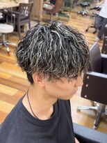 イエローコーン 金沢文庫店(YELLOW CORN)&nbsp;2wayハイライト波巻きパーマ/縦落ちパーマ/ツイストスパイラル