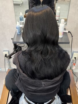 ドットモーダ  町田店(dot. mooda) 【艶カラー×レイヤーカット】韓国/韓国ヘア/町田/町田駅/学割